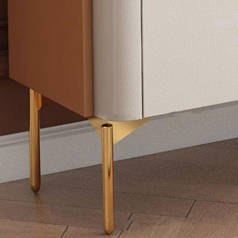 Director glamoroso de 11.7 pulgadas Cofras de almacenamiento de piedra con 6 cajones