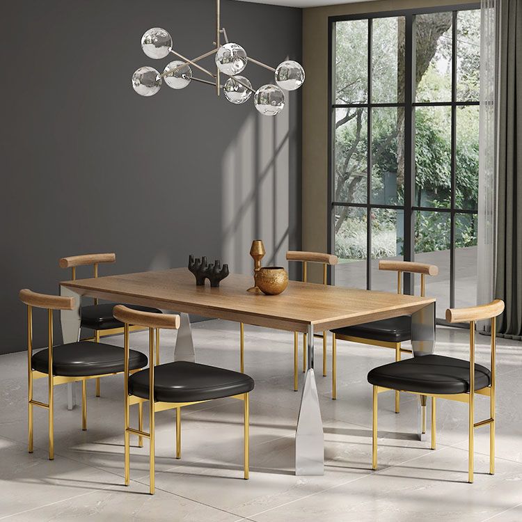 Nordic Style Metal Dining Room Chair Open Back Dining Side Chair for Restaurant Use Clearhalo ' kitchen&dining_furn' 'Dining Chairs' 'Dining Tables & Seating' 'dining_chair' 'furn' 'furn_dining_chair' 'Furniture' 'furniture_dining_chair' 'Kitchen & Dining Furniture' 'kitchen' 1200x1200_3a73fb60-3f9d-45bd-aa47-5e9302f660ee