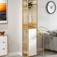 Glam opklapbare bartafelset 1/2-delige bartafel en barkrukken met metalen frame