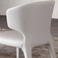 Wingback Dining Room Side Chair Upholstered Armless Dining Chair