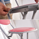 Modern Steel Low Back Counter Stools Round Folding Footrest Bar Stool for Bar Clearhalo 'Bar Furniture' 'Bar Stools' 'bar_stools' 'furn' 'furn_bar_stools' 'furniture_bar_stools' 'Kitchen & Dining Furniture' 'kitchen&dining_furn' 'kitchen' 'kitchen_furn' Furniture' 1200x1200_3a7db5f6-58e3-40b3-bbcb-e749dd5ca065