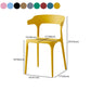 Scandinavian Plastic Home Dining Side Chair Open Back Dining Side Chair Clearhalo 'Dining Chairs' 'Dining Tables & Seating' 'dining_chair' 'furn' 'furn_dining_chair' 'Furniture' 'furniture_dining_chair' 'Kitchen & Dining Furniture' 1200x1200_3a8291a8-ba1d-4c46-a8e3-0904854b3456