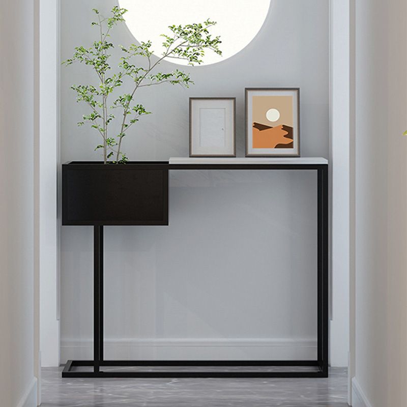 11,8 "W del tavolo della console rettangolo tavolino in metallo contemporaneo