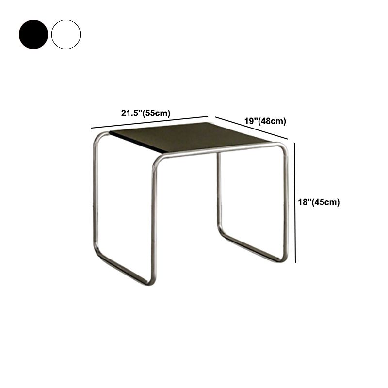 Contemporary Coffee Table with Wooden Top and Steel Sled Base Clearhalo 'Coffee & Accent Tables' 'Coffee Tables' 'coffee_tables' 'furn' 'furn_coffee_tables' 'Furniture' 'Living Room Furniture' 1200x1200_3a82e149-e277-4b0c-a71d-04cdc9a59163