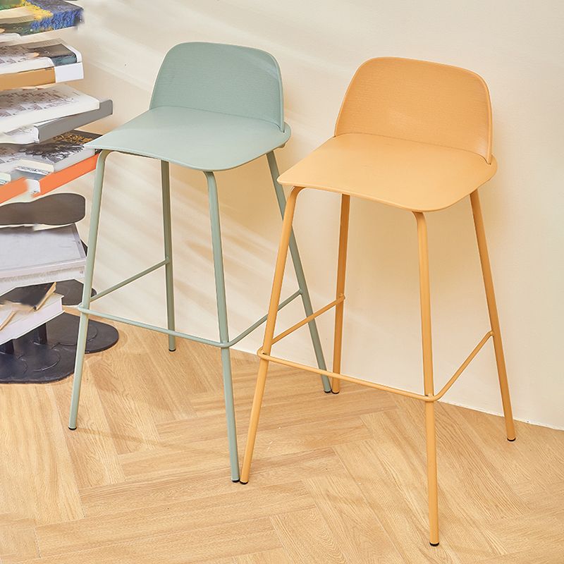 Low Back Counter Stools Modern Footrest Plastic Indoor Bar & Counter Stool Clearhalo 'Bar Furniture' 'Bar Stools' 'bar_stools' 'furn' 'furn_bar_stools' 'Furniture' 'Kitchen & Dining Furniture' 1200x1200_3a839d3c-dbf8-4fbf-b645-ff1c60f8f6c2