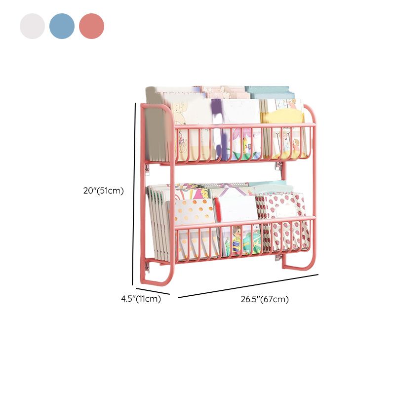 Gesloten achterwand gemonteerd boekenplank metalen boekenkast met planken