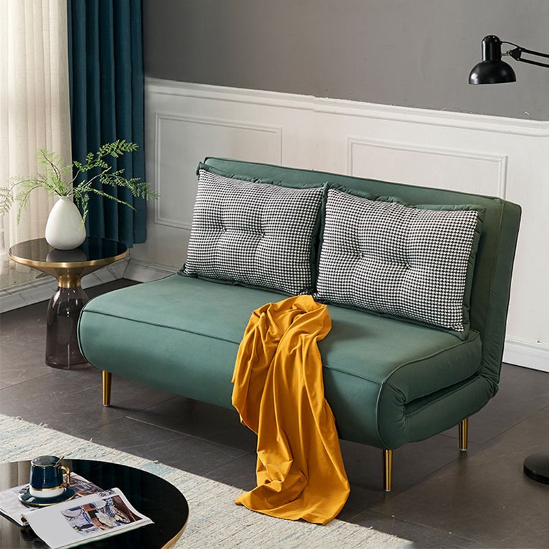 Divani convertibili in finta in pelle in finto 32,67 "divano pieghevole contemporaneo largo contemporanei