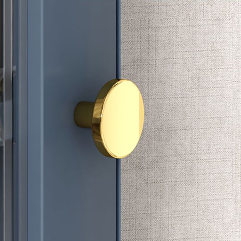 Glass 2 Doors Buffet Server Glam Style Kitchen Server for Living Room Clearhalo 'buffet_sideboard' 'Buffets & Sideboards' 'furn' 'furn_buffet_sideboard' 'Furniture' 'furniture_buffet_sideboard' 'Kitchen & Dining Furniture' 1200x1200_3a88a8a8-d9d2-4ca4-a4a2-1d83bf38ab3f