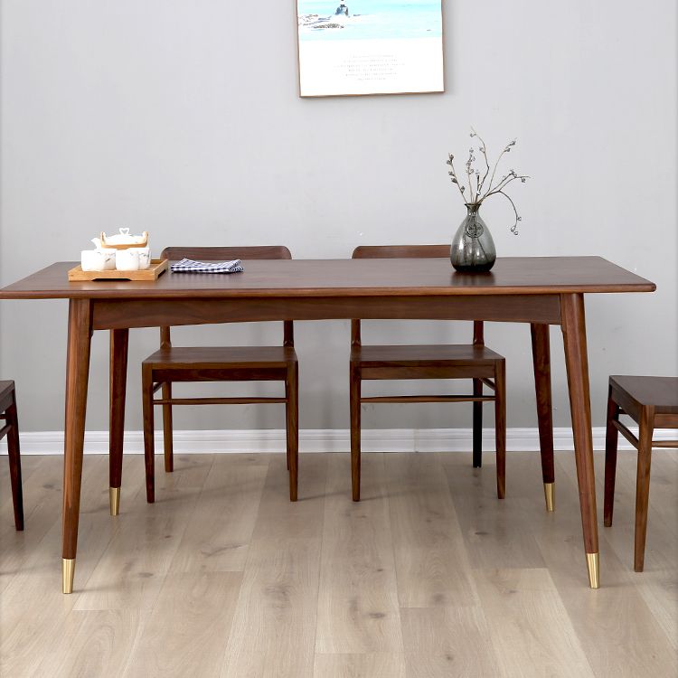 Traditional Style Solid Wood Dining Set with Rectangle Shape Table and 4 Legs Base for Home Use Clearhalo 'Dining Room Sets' 'Dining Tables & Seating' 'dining_room_set' 'furn' 'furn_dining_room_set' 'Furniture' 'furniture_dining_room_set' 'Kitchen & Dining Furniture' 'kitchen&dining_furn' 'kitchen' 1200x1200_3a8a4072-bdb8-48ce-bcb9-51a0b62f4ce1