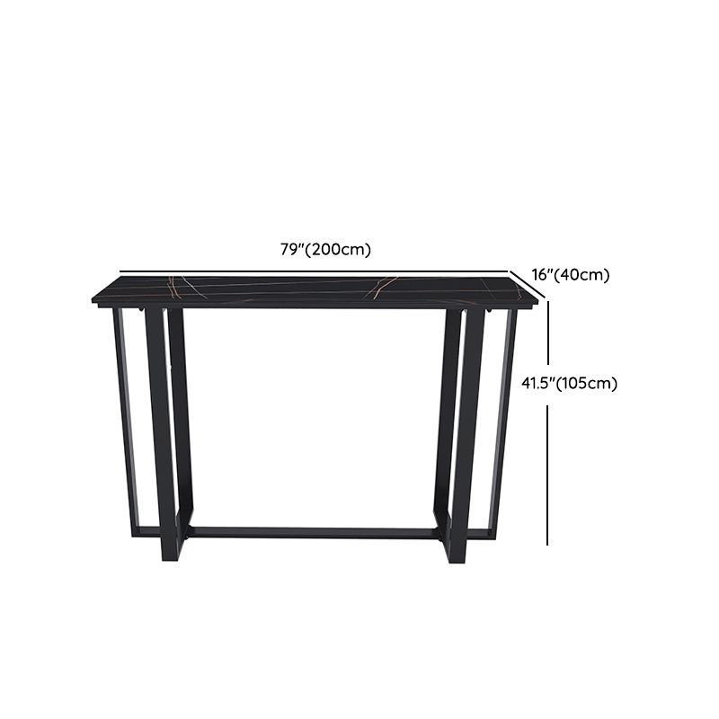 Modern Stone Bar Table Set 1/2/3 Pieces Rectangle Pub Dining Set Clearhalo 'Bar Furniture' 'furn' 'furn_home_bar_bar_sets' 'Furniture' 'Home Bars & Bar Sets' 'home_bar_bar_sets' 'Kitchen & Dining Furniture' 1200x1200_3a8d160e-f3ff-46d4-9e24-49eeb0c183fb