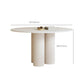 Contemporary Round Dining Table Stone Dinner Table with 3 Legs Clearhalo 'Dining Tables & Seating' 'Dining Tables' 'dining_table' 'furn' 'furn_dining_table' 'Furniture' 'Kitchen & Dining Furniture' 1200x1200_3a8d267d-ea7e-4e97-b4e8-20efadbe4d8c