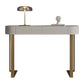 Glam Console Table Stone Console Accent Table for Hall , 16 inch Wide