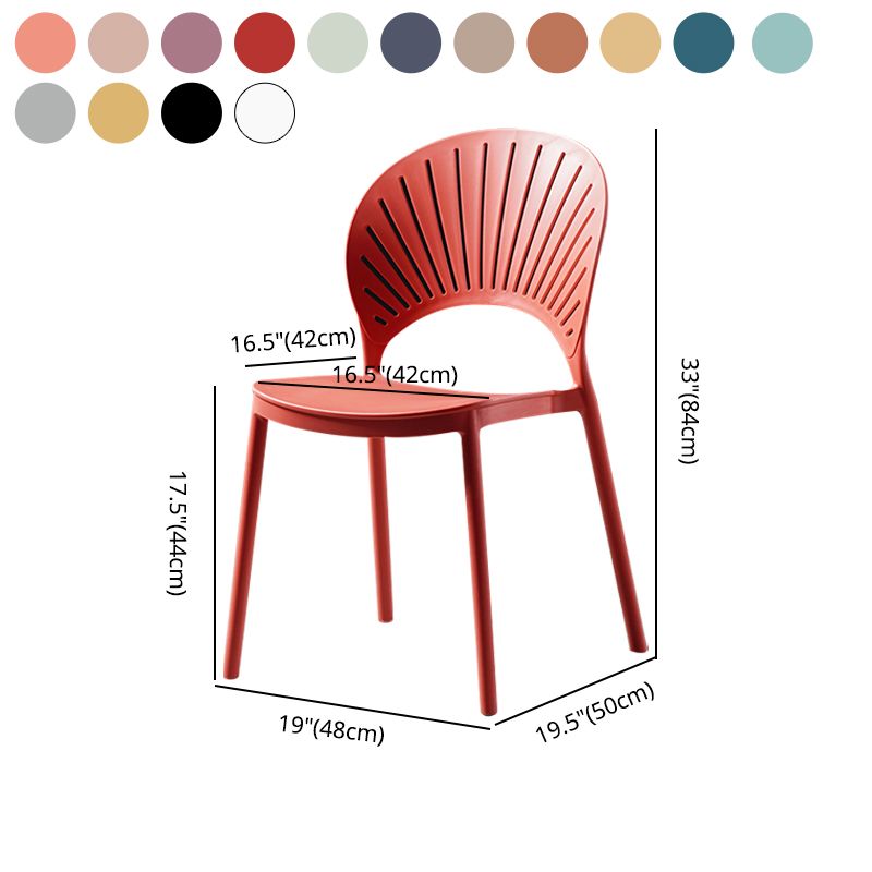 Contemporary Style Dining Chairs Plastic Dining Armless Side Chairs for Kitchen Clearhalo ' kitchen&dining_furn' 'Dining Chairs' 'Dining Tables & Seating' 'dining_chair' 'furn' 'furn_dining_chair' 'Furniture' 'furniture_dining_chair' 'Kitchen & Dining Furniture' 'kitchen' 1200x1200_3a90ff7e-0ac0-405e-95d6-cfac7c50afdf