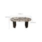 Oval Industrial Dinner Room Kitchen Table Double Pedestal Dining Table Clearhalo 'Dining Tables & Seating' 'Dining Tables' 'dining_table' 'furn' 'furn_dining_table' 'Furniture' 'Kitchen & Dining Furniture' 1200x1200_3a97a5df-d6b7-4324-b693-a3cccedd65e9