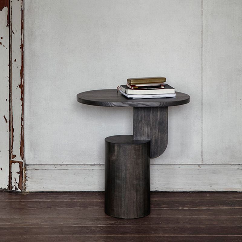 11" Wide Contemporary Corner Table Oval Storage Accent Side Table Clearhalo 'Coffee & Accent Tables' 'End & Side Tables' 'end_side_tables' 'furn' 'furn_end_side_tables' 'Furniture' 'Living Room Furniture' 1200x1200_3a995acc-bb5c-4b3c-a61e-3b3e4312237b