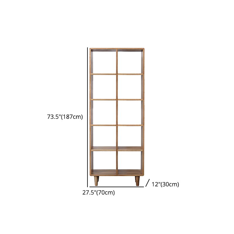 Natural Scandinavian Etagere Bookshelf White Oak Open Bookcase Clearhalo 'Bookcases' 'furn' 'furn_bookcases' 'Furniture' 'furniture_bookcases' 'Office Furniture' 1200x1200_3a99e916-2f96-455a-ab6e-f0411a65836c