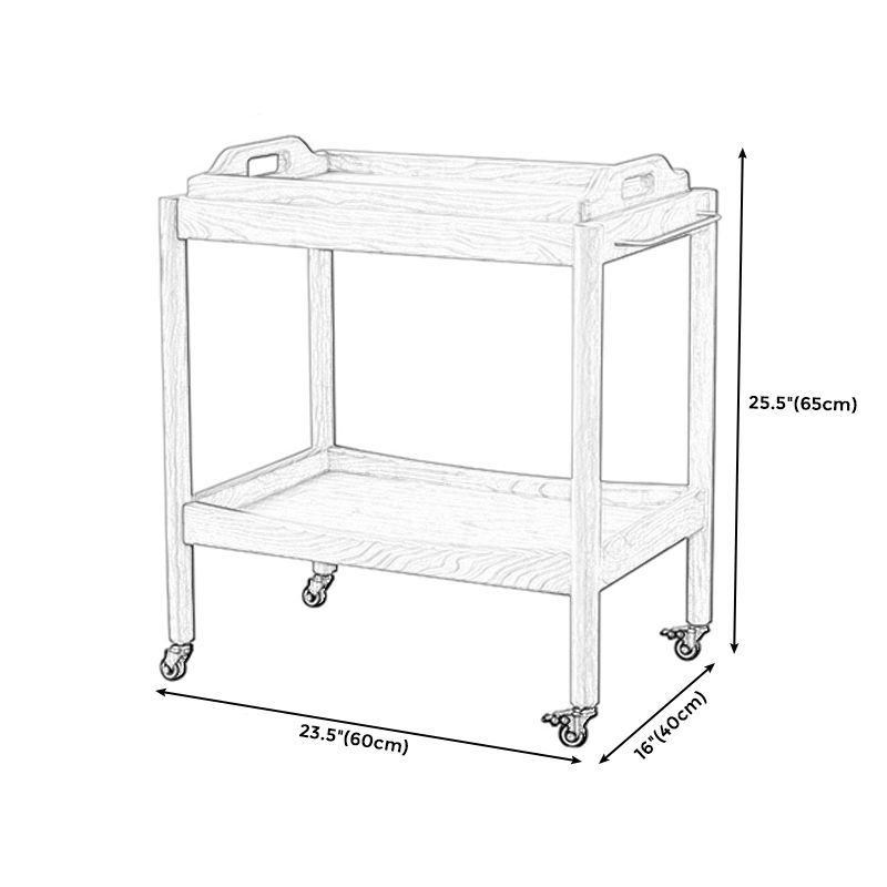 Rectangular Solid Wood Side Table Farmhouse 17" Wide Side Table with Wheels Clearhalo 'Coffee & Accent Tables' 'End & Side Tables' 'end_side_table' 'end_side_tables' 'furn' 'furn_end_side_tables' 'Furniture' 'furniture_end_side_table' 'Living Room Furniture' 1200x1200_3a9ae1e6-321b-4c07-a4de-53136d106ea7