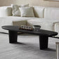 15"H Contemporary Coffee Table Solid Wood Black Single Cocktail Table Clearhalo 'Coffee & Accent Tables' 'Coffee Tables' 'coffee_tables' 'furn' 'furn_coffee_tables' 'Furniture' 'Living Room Furniture' 1200x1200_3a9c9951-6c17-49b8-9e1b-bddd26e7b4a7