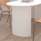 Modern Style Dining Table White Double Pedestal Dining Table for Home Use Clearhalo ' dining_table' 'Dining Tables & Seating' 'Dining Tables' 'furn' 'furn_dining_table' 'Furniture' 'furniture_dining_table' 'Kitchen & Dining Furniture' 'kitchen&dining_furn' 'kitchen' 'kitchen_dining_table' 1200x1200_3a9cf7d6-328a-423f-885b-a03534891b2a