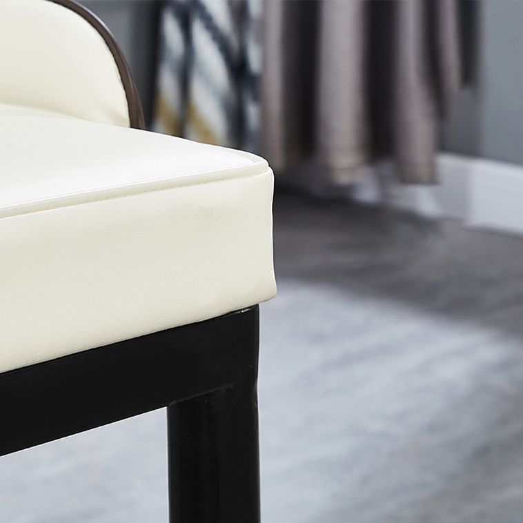 Home Scandinavian Arm Chair Upholstered Parsons Back Metal Dining Room Chair Clearhalo ' kitchen&dining_furn' 'Dining Chairs' 'Dining Tables & Seating' 'dining_chair' 'furn' 'furn_dining_chair' 'Furniture' 'furniture_dining_chair' 'Kitchen & Dining Furniture' 'kitchen' 1200x1200_3a9ddd20-6ee7-4a5d-8ef4-3c96b996a65b