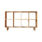 Contemporary Wooden Bookshelf Standard Bookcase with Shelves