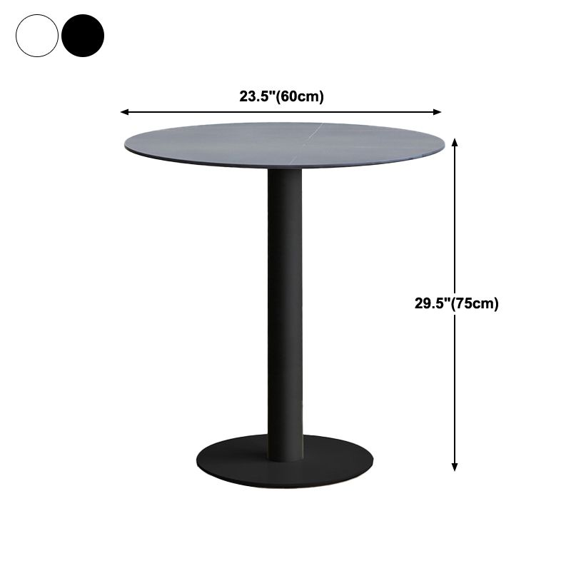 Round Pedestal Dinette Table Simplicity Style Dining Site Table for Home Use Clearhalo ' dining_table' 'Dining Tables & Seating' 'Dining Tables' 'furn' 'furn_dining_table' 'Furniture' 'furniture_dining_table' 'Kitchen & Dining Furniture' 'kitchen&dining_furn' 'kitchen' 'kitchen_dining_table' 1200x1200_3aa1f2cc-ec12-46ea-ab97-b45dc19e4ecd