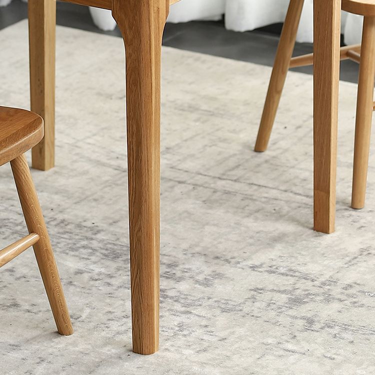 Square Wood Color Dining Table Oak Solid Wood Table Industrial with 4 Legs Clearhalo ' dining_table' 'Dining Tables & Seating' 'Dining Tables' 'furn' 'furn_dining_table' 'Furniture' 'furniture_dining_table' 'Kitchen & Dining Furniture' 'kitchen&dining_furn' 'kitchen' 'kitchen_dining_table' 1200x1200_3aa26808-f4b9-4eaf-baa6-c4bf86bfc37f