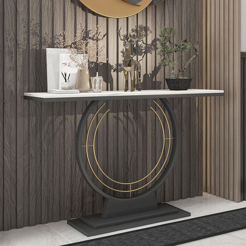 11 "Breitstein zeitgenössischer Konsolentisch Rechteckkonsole Sofa Tisch