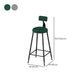 Low Back Dining Stools Round Upholstered Bar Stools with Footrest Clearhalo 'Bar Furniture' 'Bar Stools' 'bar_stools' 'furn' 'furn_bar_stools' 'Furniture' 'Kitchen & Dining Furniture' 1200x1200_3aa3f67a-d875-441d-8cc0-b62166389300