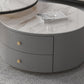 Modern Round End Table Living Room No Distressing Side Table with Drawers Clearhalo 'Coffee & Accent Tables' 'Coffee Tables' 'coffee_tables' 'furn' 'furn_coffee_tables' 'Furniture' 'Living Room Furniture' 1200x1200_3aa6e8b7-194e-4f2d-b5ac-3920dcc90e94