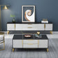 Enclosed Storage TV Media Stand Glam TV Stand Console for Living Room Clearhalo 'furn' 'furn_tv_stands_entertainment_centers' 'Furniture' 'Living Room Furniture' 'TV Stands & Entertainment Centers' 'TV Stands & Media Storage Furniture' 'tv_stands_entertainment_centers' 1200x1200_3aa70650-4360-44dc-bcee-6dde783fe4c0