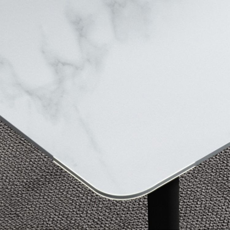 Stone Dining Room Collection Industrial Style Rectangle 4 Legs Dining Table Clearhalo ' dining_table' 'Dining Tables & Seating' 'Dining Tables' 'furn' 'furn_dining_table' 'Furniture' 'furniture_dining_table' 'Kitchen & Dining Furniture' 'kitchen&dining_furn' 'kitchen' 'kitchen_dining_table' 1200x1200_3aa79e9f-b33b-4717-85d2-7c3690d0d143