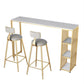 Artificial Marble Bar Table 42-inch Height Top Glam Style Bistro Table Clearhalo 'Bar Furniture' 'Bar Tables' 'bar_tables' 'furn' 'furn_bar_tables' 'Furniture' 'furniture_bar_tables' 'Kitchen & Dining Furniture' 1200x1200_3aa80dca-3426-448c-96ba-eb490f02b4f8