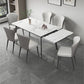 Luxury Sintered Stone Top Table Extendable Rectangle Table with 4 Legs