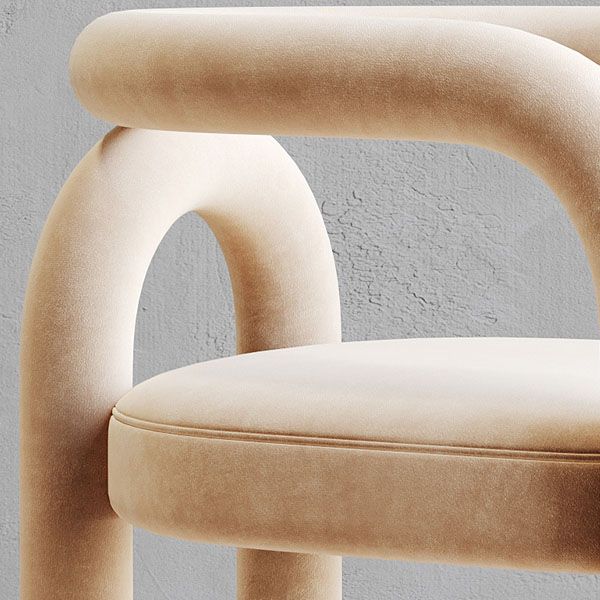 Modern Design Armless Open Back Chairs Fabric Dining Chairs for Home Clearhalo 'Dining Chairs' 'Dining Tables & Seating' 'dining_chair' 'furn' 'furn_dining_chair' 'Furniture' 'furniture_dining_chair' 'Kitchen & Dining Furniture' 1200x1200_3aab9b13-a33f-4a06-82db-63b5d69bd08f