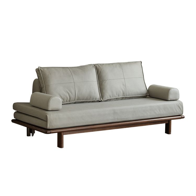 クイーンサイズのスリーパーソファ布張り布団ソファベッドフェイクレザーソファベッド