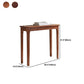 Tavolo da console in legno a 4 gambe a 4 gambe con archiviazione