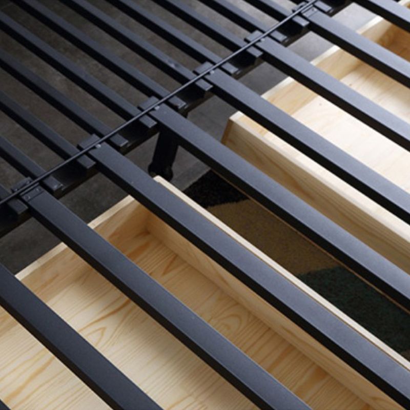 Divano letto in legno in legno massiccio di divano di lino convertibile in grigio