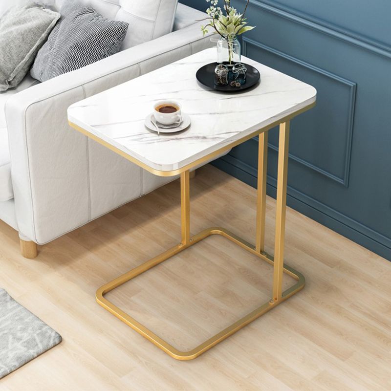 Glam Style Coffee Table Oval Slate Single Coffee Cocktail Table Clearhalo 'Coffee & Accent Tables' 'Coffee Tables' 'coffee_tables' 'furn' 'furn_coffee_tables' 'Furniture' 'Living Room Furniture' 1200x1200_3aadb0d8-6940-4d63-963d-6f31c3284d4b