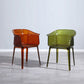 Nordic Style Plastic Dining Armchair Stacking Dining Chair for Restaurant Clearhalo ' kitchen&dining_furn' 'Dining Chairs' 'Dining Tables & Seating' 'dining_chair' 'Furniture' 'furniture_dining_chair' 'Kitchen & Dining Furniture' 'kitchen' 1200x1200_3ab09b0b-bcad-4bcb-b147-4e4b4206edf1