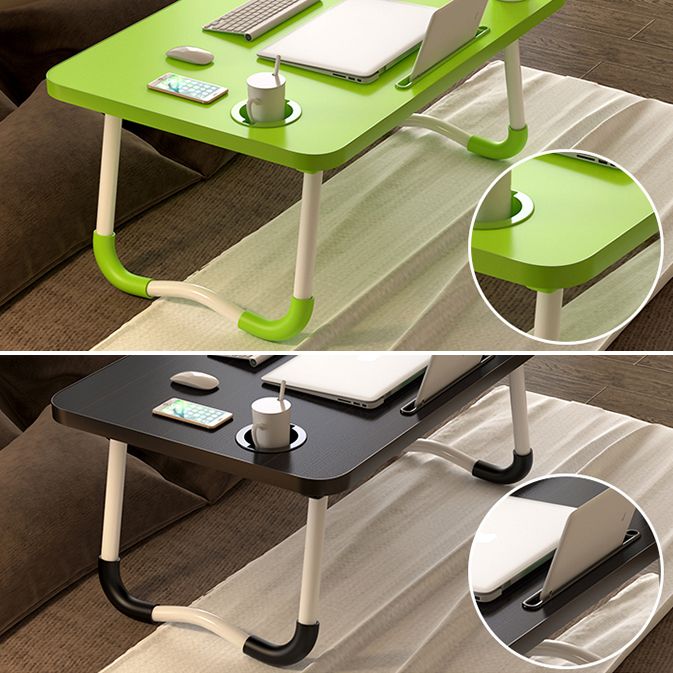 Modern Curved Writing Desk Folding Manufactured Wood Desk with Sled Base Clearhalo 'furn' 'furn_office_desk' 'Furniture' 'furniture_office_desk' 'Office Desks' 'Office Furniture' 'office_desk' 1200x1200_3ab12fa0-1504-482b-81bc-d45aaa45efd7