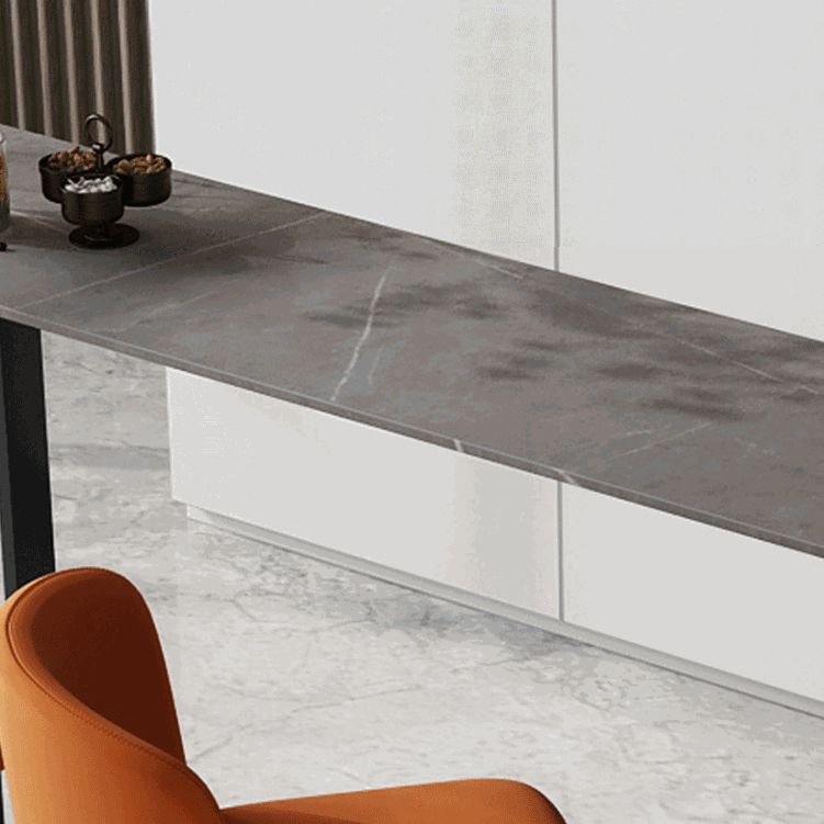 Tavolo da bar top rettangolo in pietra tavolo da pub contemporanei