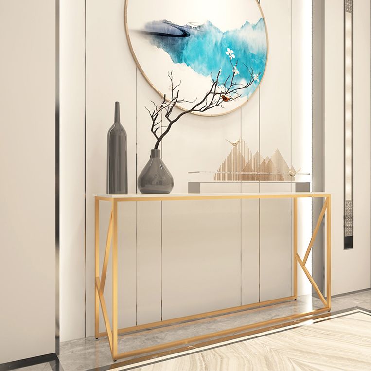 33.46 "Table de acento resistente a la tabla de la mesa de la consola de 1 estante para el salón