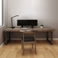 Contemporary Style Writing Desk Solid Wood Rectangular Home and Office Desk Clearhalo 'furn' 'furn_office_desk' 'Furniture' 'furniture_office_desk' 'Office Desks' 'Office Furniture' 'office_desk' 1200x1200_3ab6c714-4e64-4ed2-8dbc-cccf27350de0