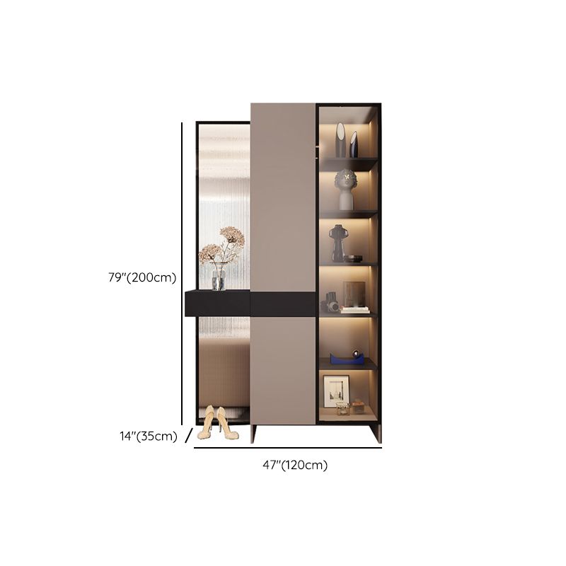 Modern Accent Cabinet Scratch Resistant and Stain Resistant Storage Cabinet with Doors Clearhalo 'Cabinets & Chests' 'cabinets_chests' 'furn' 'furn_cabinets_chests' 'Furniture' 'Living Room Furniture' 1200x1200_3abac36e-3044-4397-8251-a853d135e409