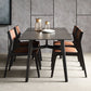 Modern Rectangle Dinette Set 1/4/5/7 Pieces Black Stone Top Indoor Dining Set Clearhalo 'Dining Room Sets' 'Dining Tables & Seating' 'dining_room_set' 'furn' 'furn_dining_room_set' 'Furniture' 'Kitchen & Dining Furniture' 1200x1200_3abdfceb-47ef-45b5-a6c1-dd247cea6134