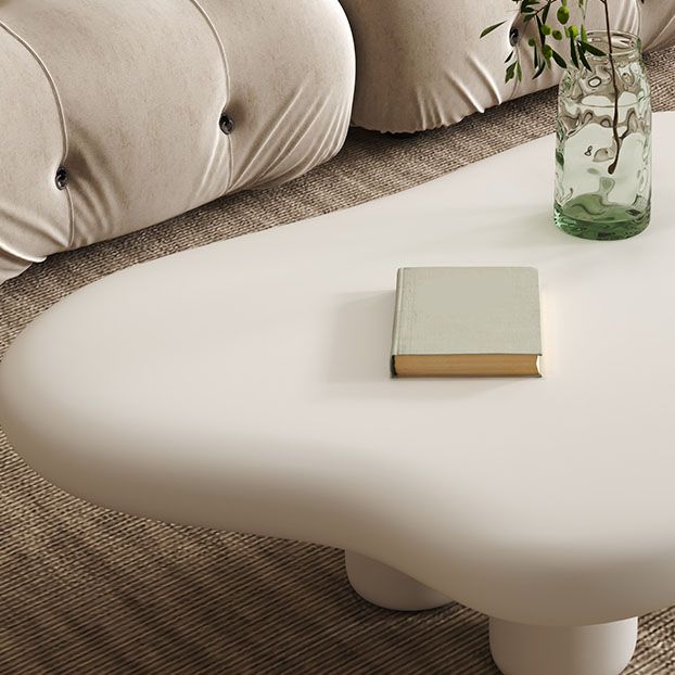 4 Legs Geometric Coffee Table Contemporary Manufactured Wood Cocktail Table Clearhalo 'Coffee & Accent Tables' 'Coffee Tables' 'coffee_tables' 'furn' 'furn_coffee_tables' 'Furniture' 'Living Room Furniture' 1200x1200_3abe57db-0c73-4ea3-8d27-44ff75cbe946