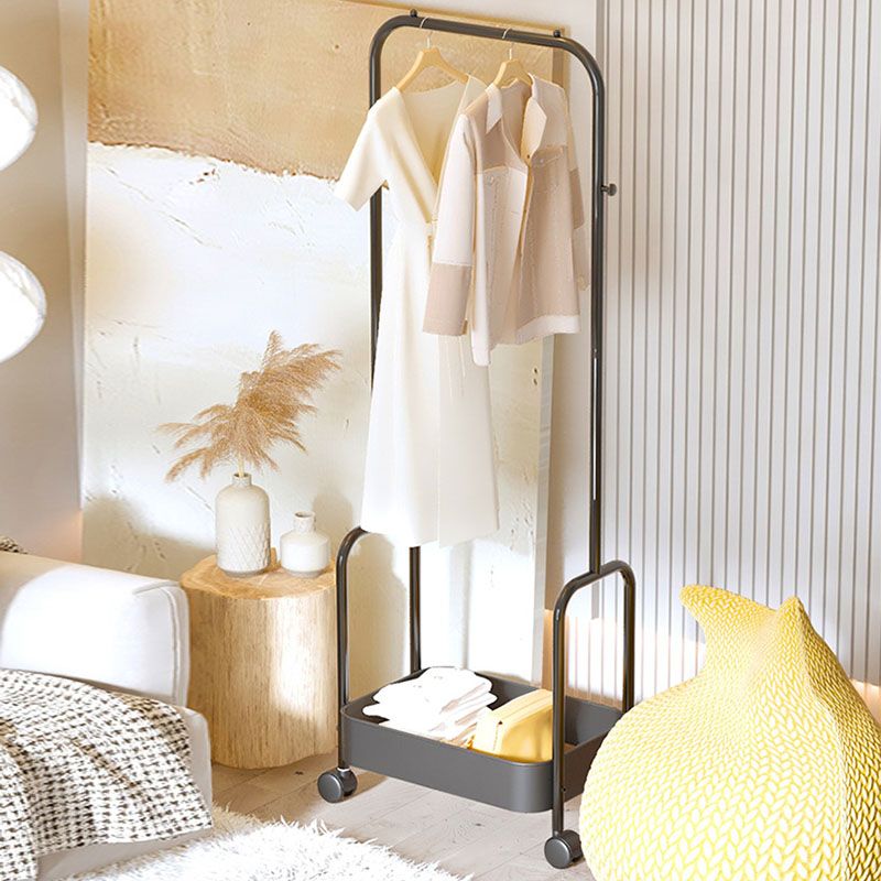 Rack de manteau métallique de style moderne pure couleur étagère de conception de conception de conception de conception