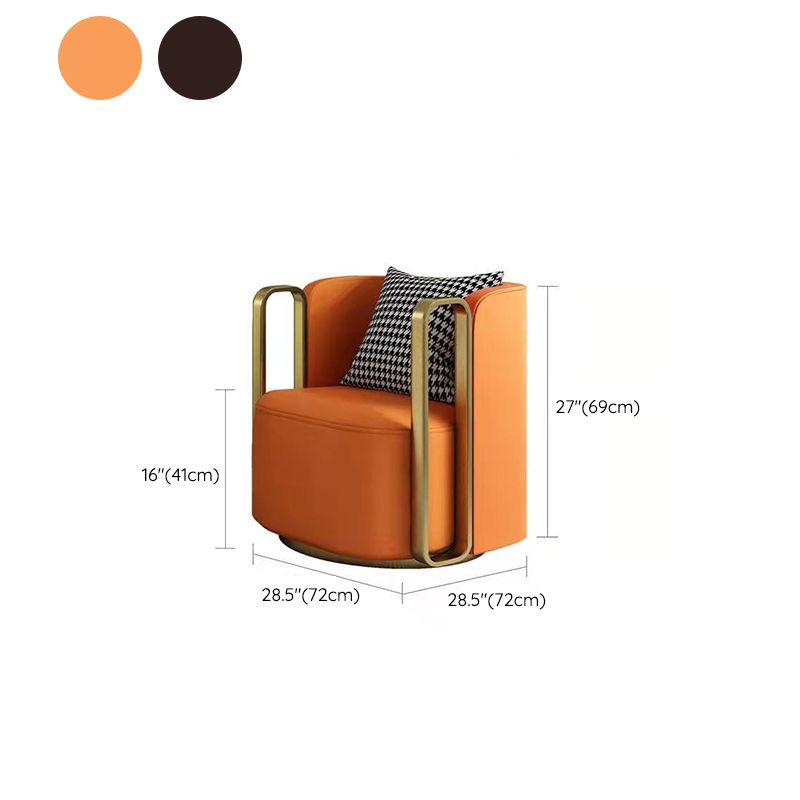 28.34" Wide Barrel Accent Chair Arms Included Barrel Chair for Living Room Clearhalo 'Accent Chairs' 'accent_chairs' 'Chairs & Seating' 'furn' 'furn_accent_chairs' 'Furniture' 'Living Room Furniture' 1200x1200_3ac06d42-6cc9-4270-a8c8-6ab840c2285a