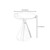 Round Stone Top Side End Table Frame Sofa Side End Table for Living Room Clearhalo 'Coffee & Accent Tables' 'End & Side Tables' 'end_side_table' 'end_side_tables' 'furn' 'furn_end_side_tables' 'Furniture' 'furniture_end_side_table' 'Living Room Furniture' 1200x1200_3ac0b465-091c-4646-b7f2-1b36627783a2